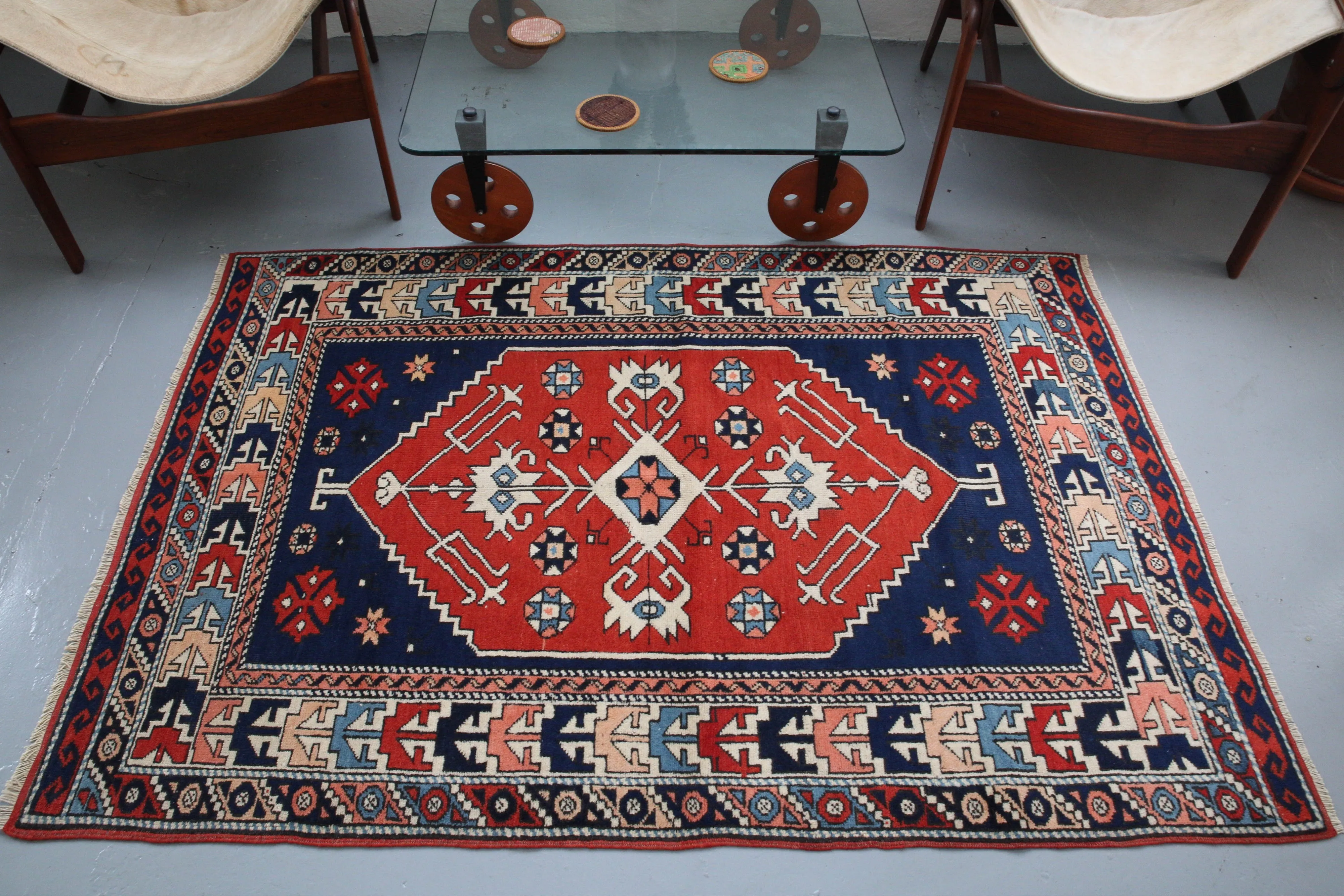 Old Turkish Aegean Nomad Rug