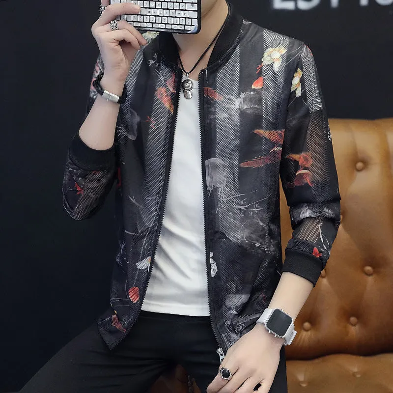Outer Wear Long-sleeved Youth Fashion Hooded Stand-collar Jacket