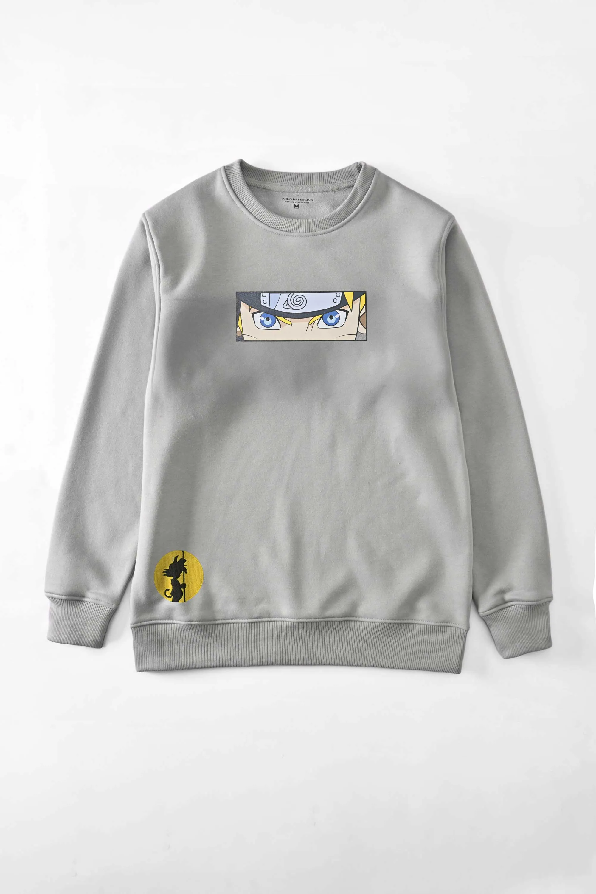 Polo Republica Men's Naurto Printed Fleece Sweat Shirt