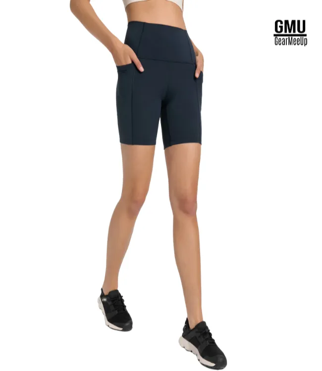 Reset High Waist Side Pockets Shorts