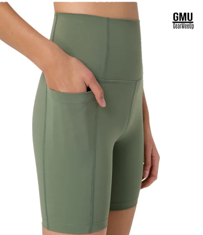 Reset High Waist Side Pockets Shorts