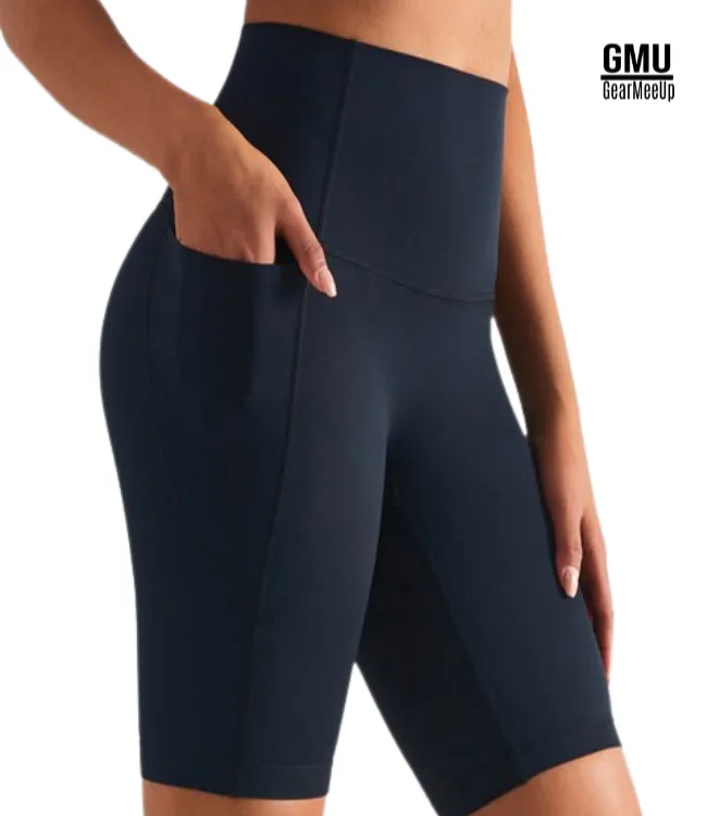 Reset High Waist Side Pockets Shorts