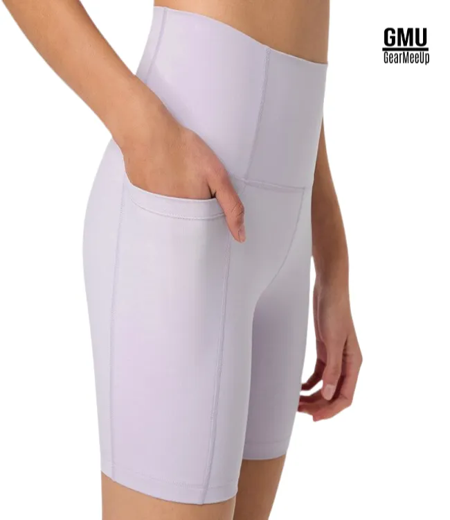 Reset High Waist Side Pockets Shorts