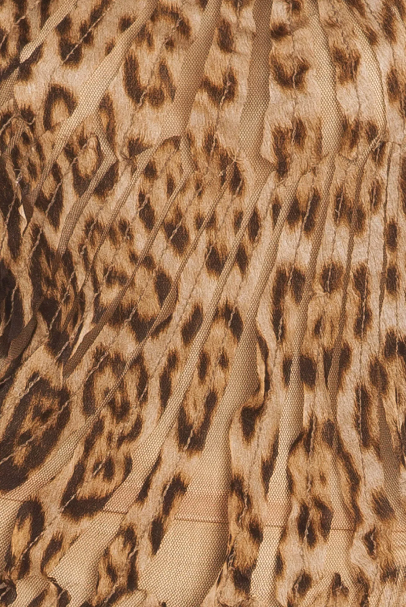 Roberto Cavalli - As Seen on 2001 Runway Collection - Leopard Sleeveless and Backless Long Gown - S