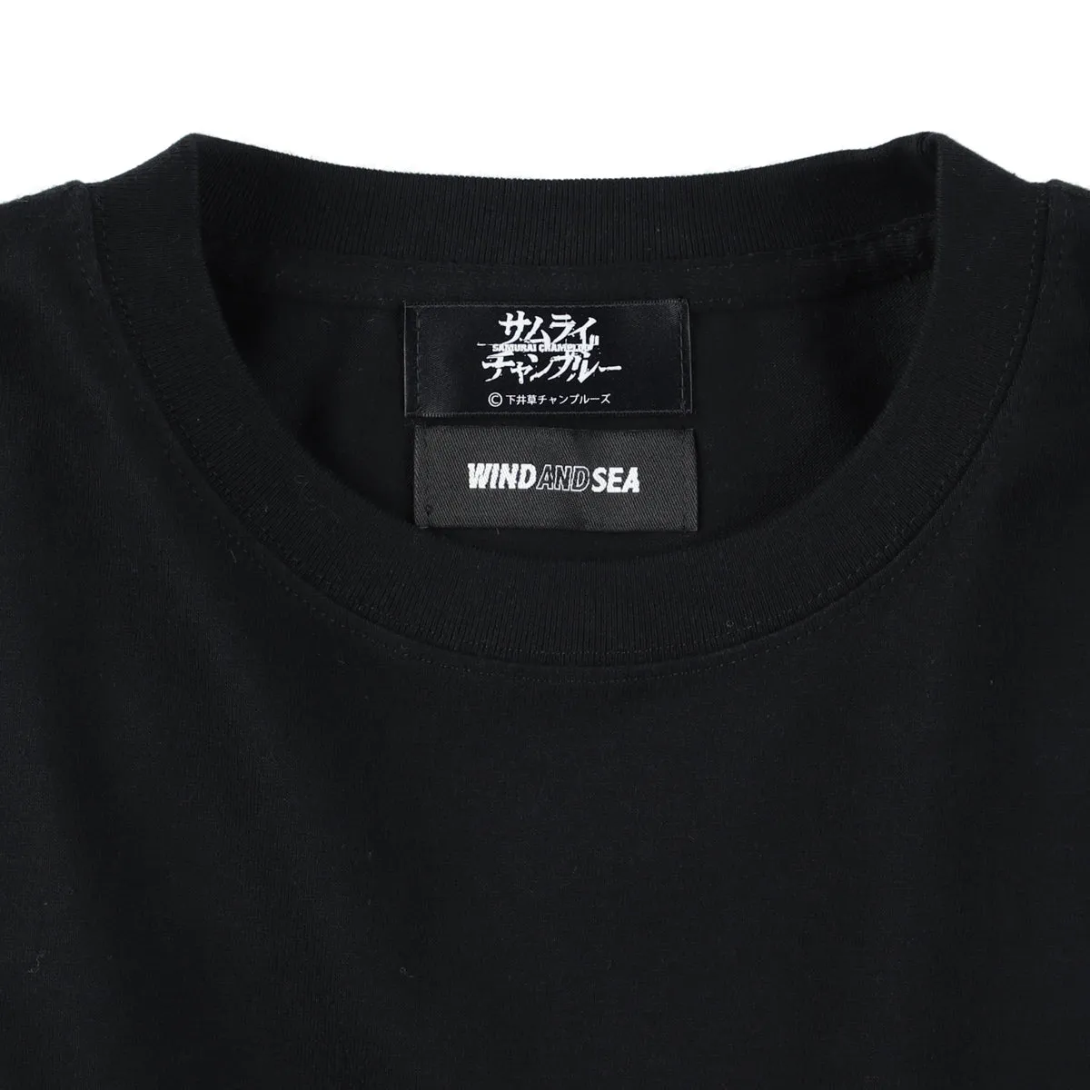 SAMURAI CHAMPLOO x WDS SAMURAI (S_E_A) S/S TEE / BLACK