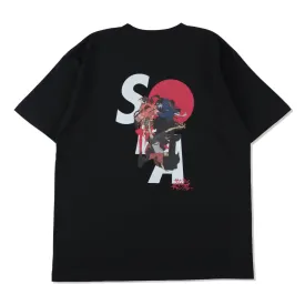SAMURAI CHAMPLOO x WDS SAMURAI (S_E_A) S/S TEE / BLACK