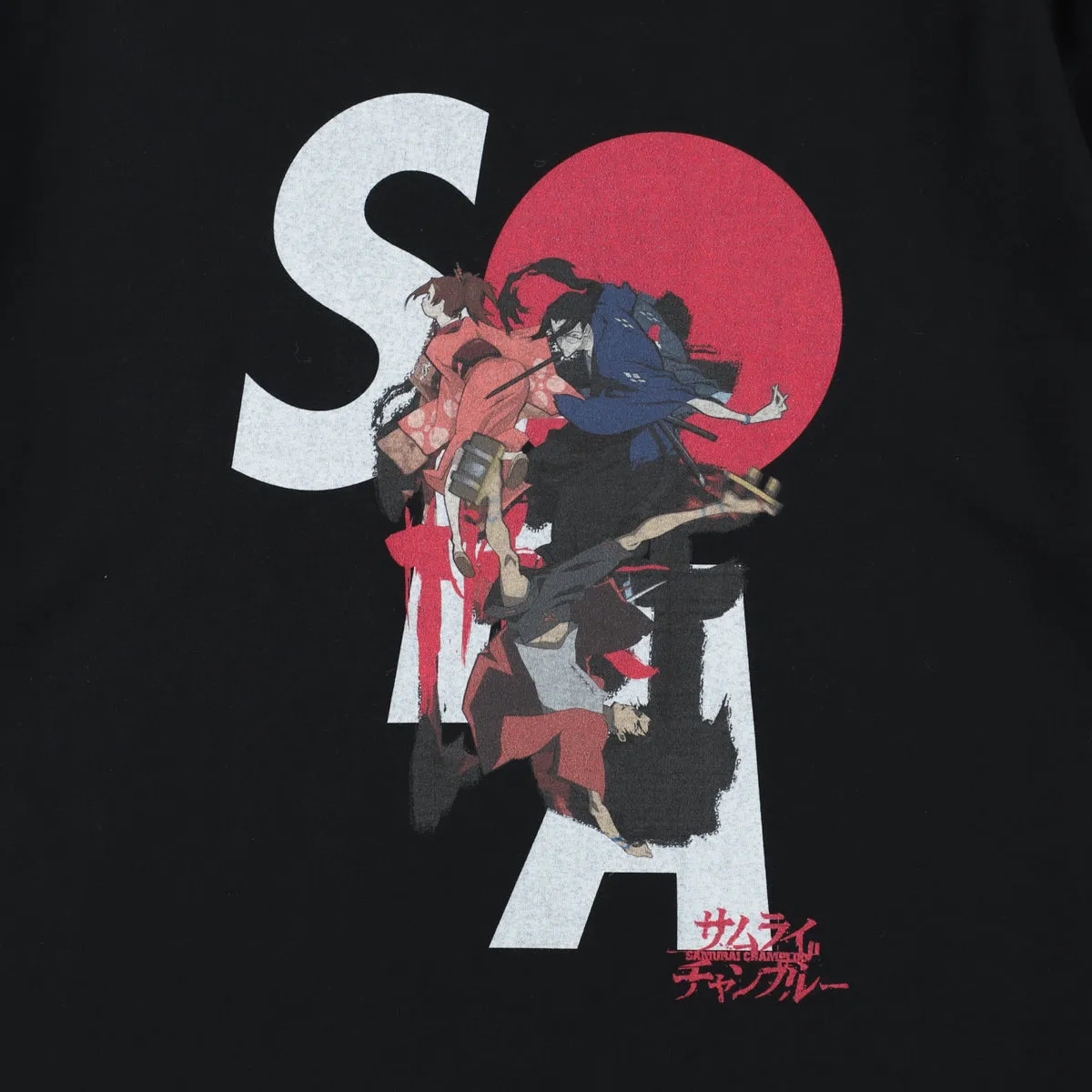 SAMURAI CHAMPLOO x WDS SAMURAI (S_E_A) S/S TEE / BLACK
