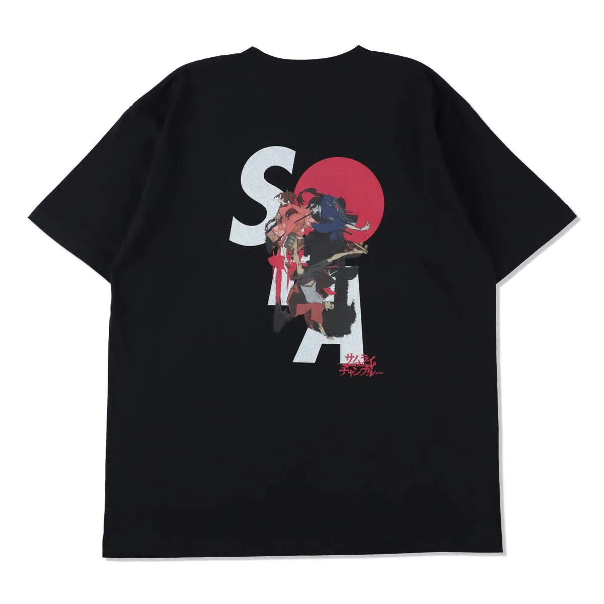 SAMURAI CHAMPLOO x WDS SAMURAI (S_E_A) S/S TEE / BLACK