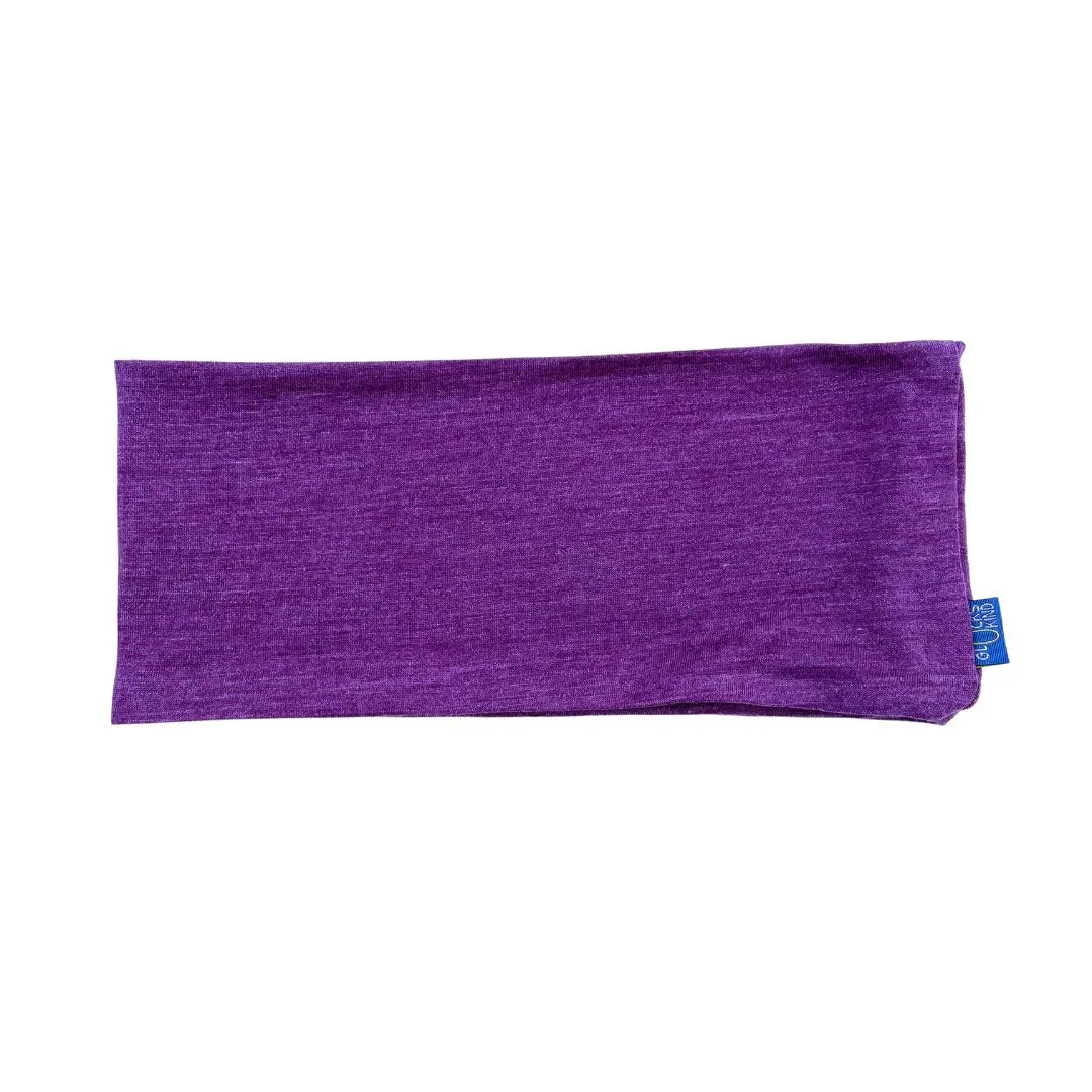 Stirnband brombeere, Merinowolle & Tencel (bio/Bluesign)
