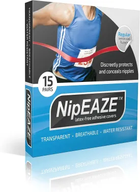 The Original Sports Nipple Cover - 15pairs .75inch or 12pairs 1inch - Nipple Chafing Prevention (1pack)