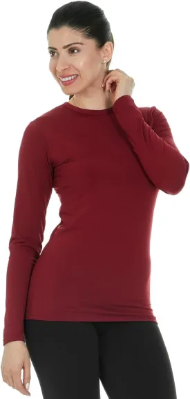 Thermajane Long Sleeve Thermal Shirts for Women Cold Weather, Womens Thermal Underwear Tops, Base Layer Women Thermal