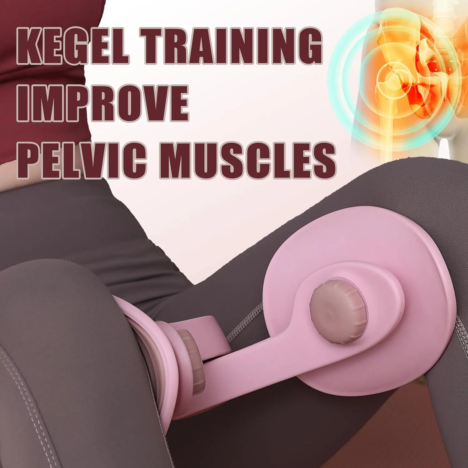 Thigh Master for Women - 26 Pounds Pelvic Floor Muscle TrainerThigh Exerciser and Kegel ExerciseThigh Master Deluxe ExerciserWorking Out While Working.