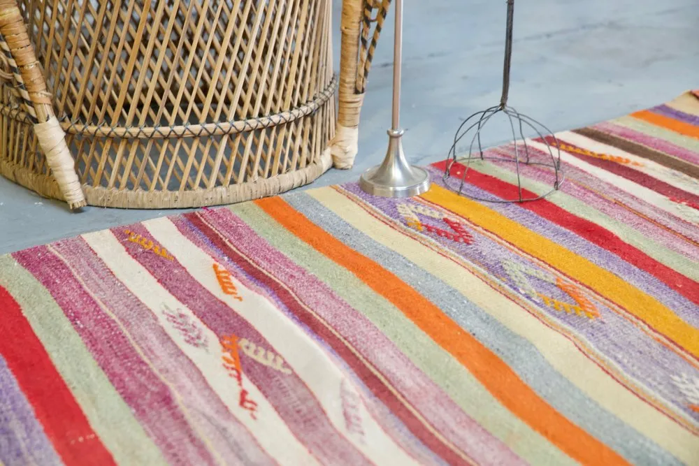 Vintage Anatolian Kilim 3.3ftx6ft