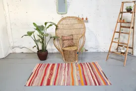 Vintage Anatolian Kilim 3.3ftx6ft