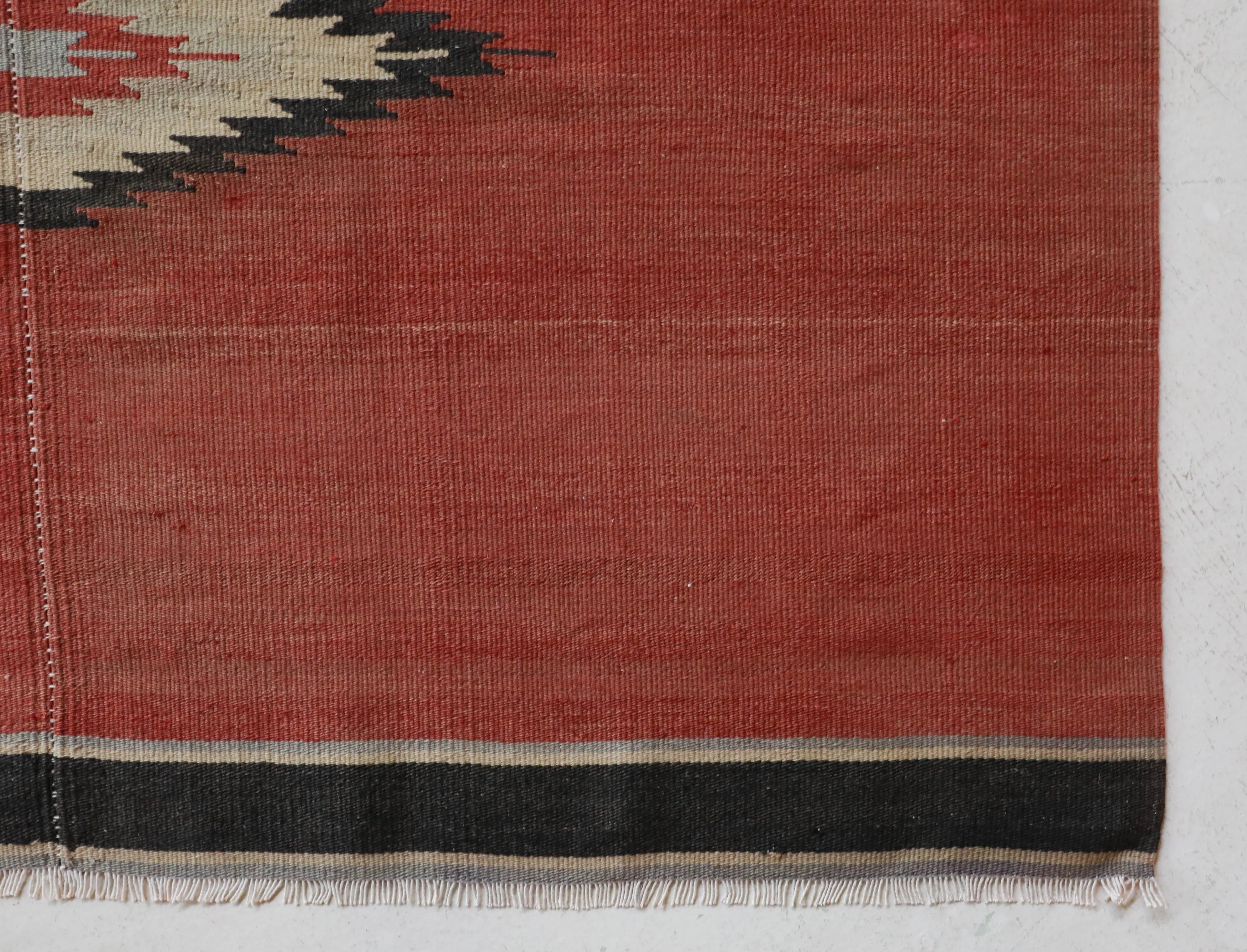 Vintage Canakkale Kilim Rug 4'9"x7'3"