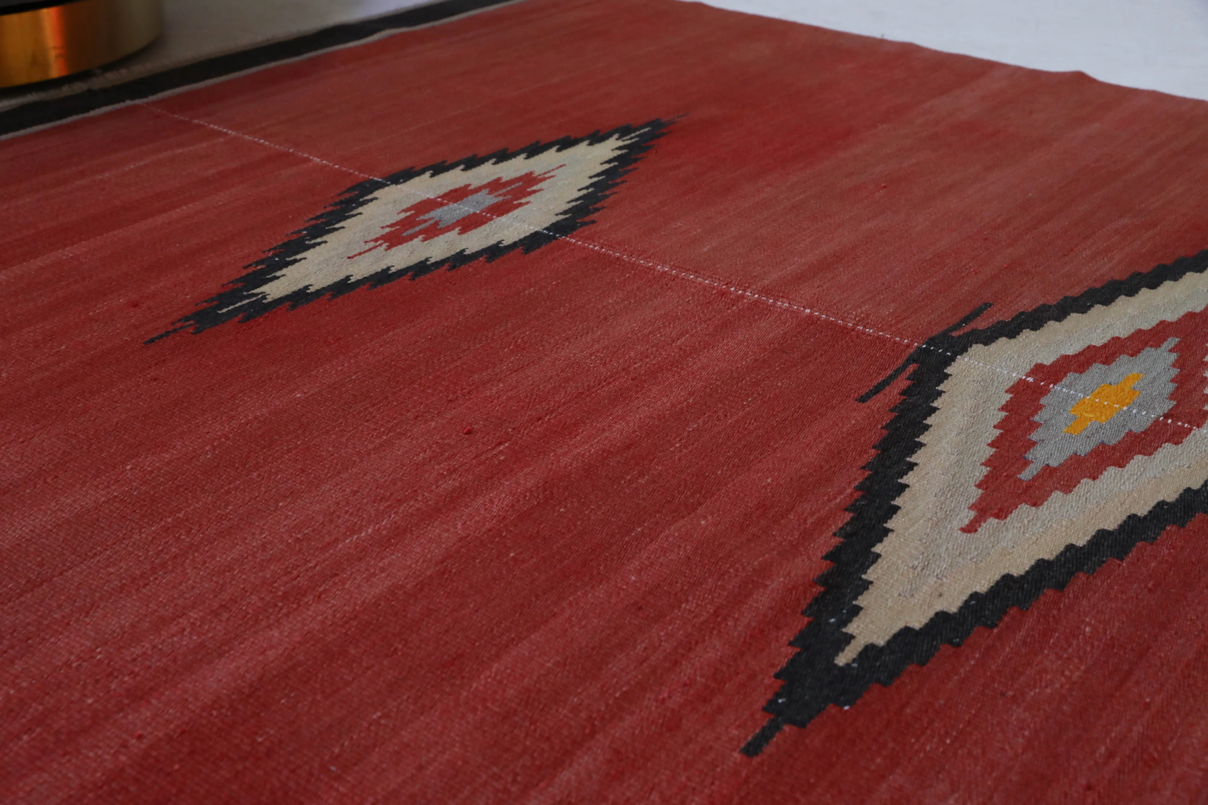 Vintage Canakkale Kilim Rug 4'9"x7'3"