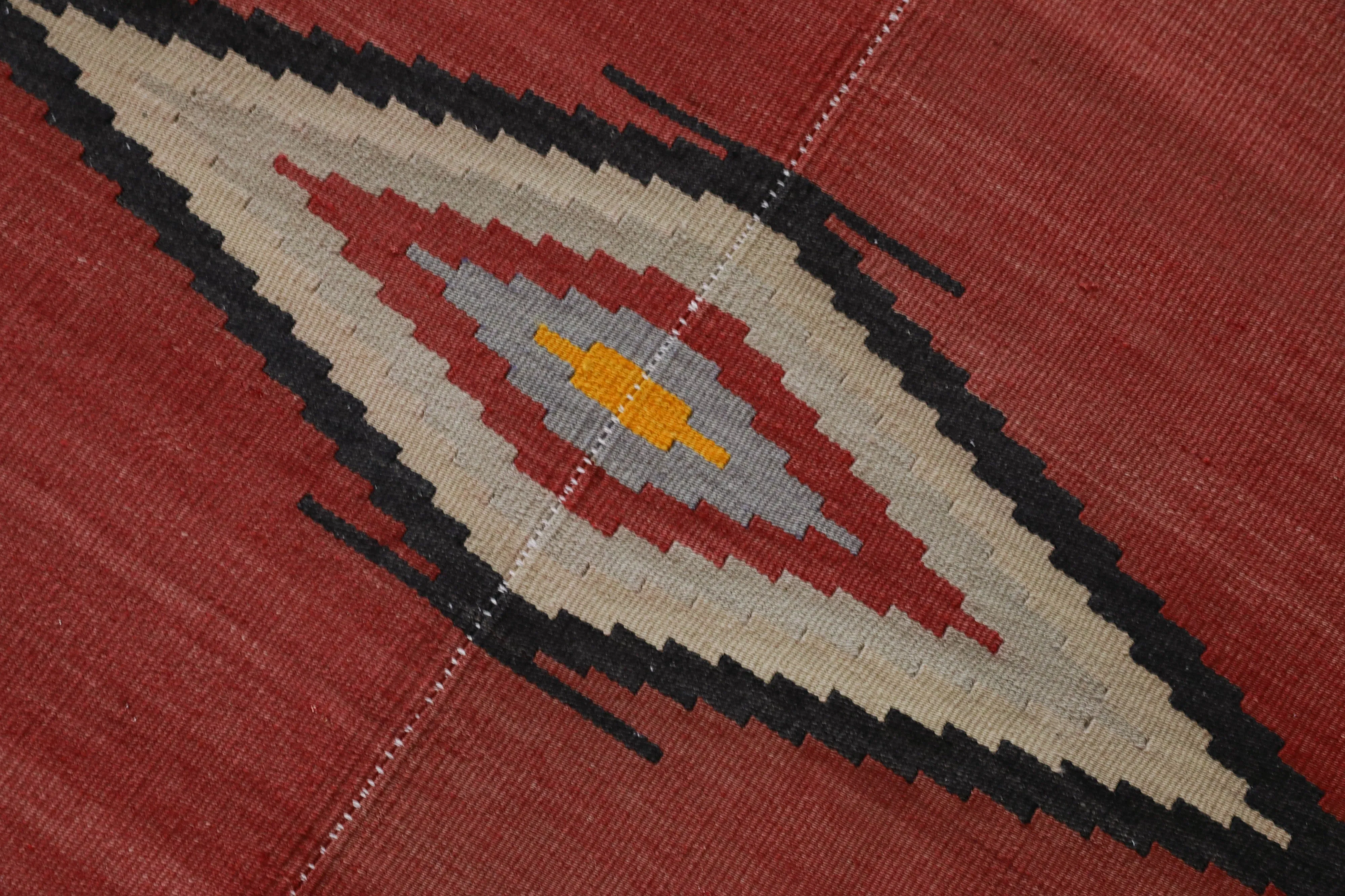 Vintage Canakkale Kilim Rug 4'9"x7'3"