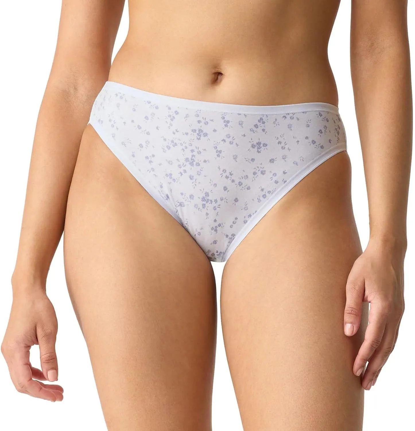 Women's 5-Pack Organic Cotton Stretch Bikini Panties, Ladies Soft Breathable Comfort Sexy Underwear