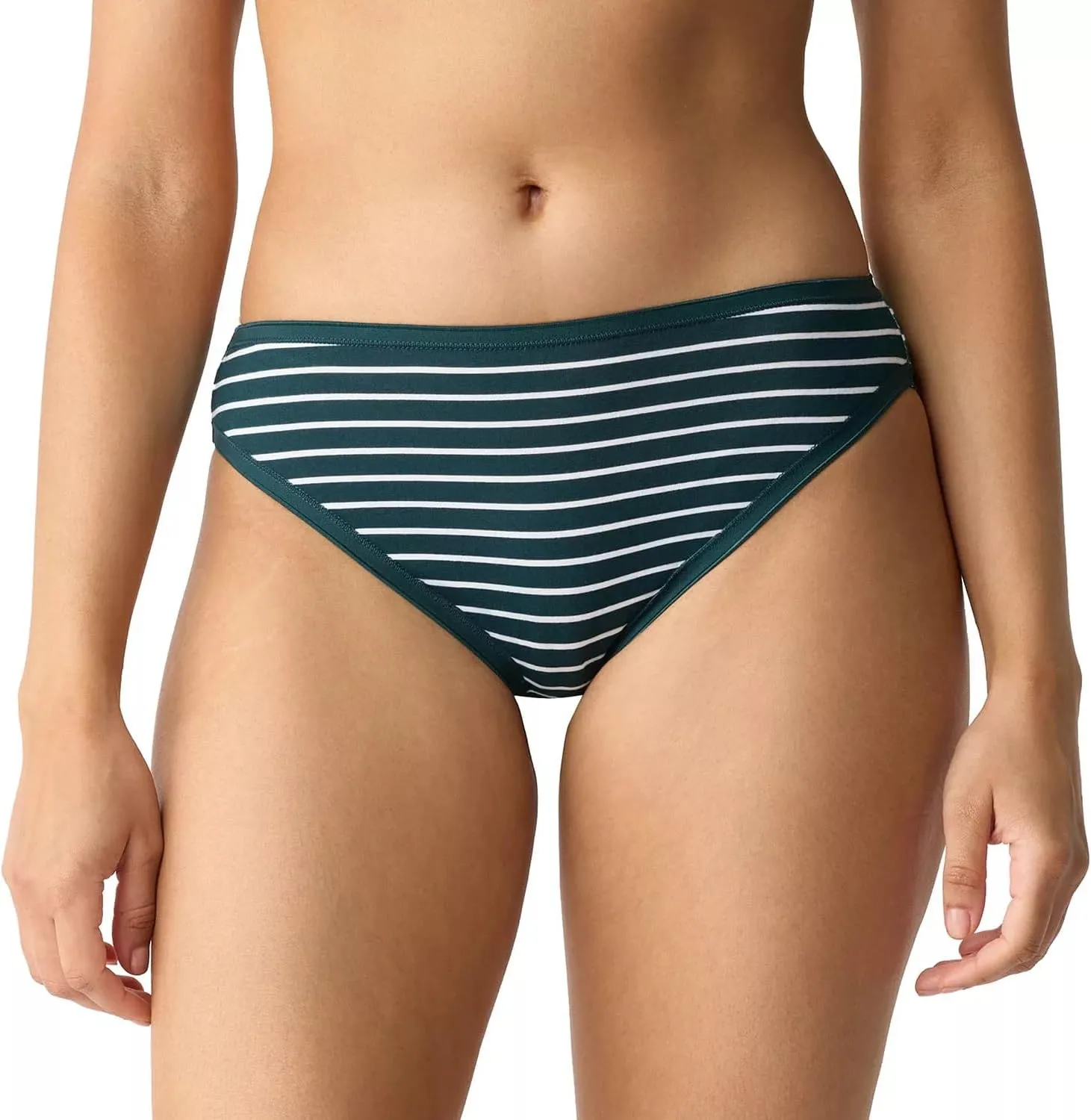Women's 5-Pack Organic Cotton Stretch Bikini Panties, Ladies Soft Breathable Comfort Sexy Underwear